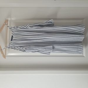 Women's cold shoulder dress.